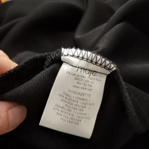 MAJE Black Dress - Picture 3 of 5